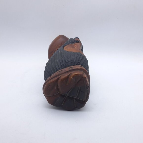 Jamaican Carved Statue - Picture 6 of 11